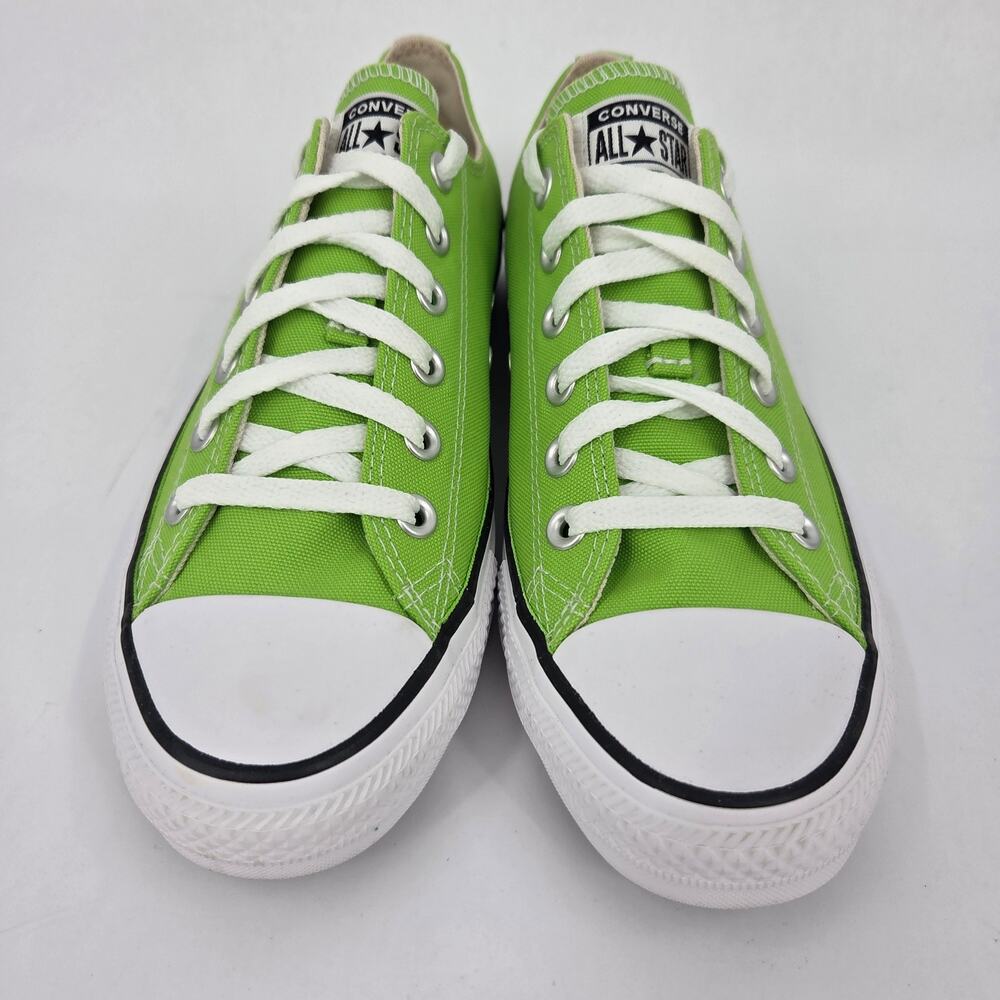 Converse Chuck Taylor Low Top Bright Pear Lime Green Sneaker Men's 7 Women's 9 - Picture 3 of 11